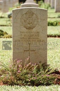 BEIRUT WAR CEMETERY - McCLUCKIE, T