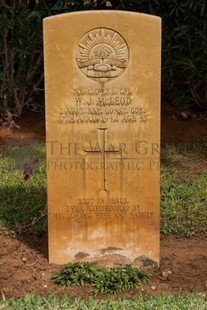 BEIRUT WAR CEMETERY - McLEOD, WILLIAM JAMES