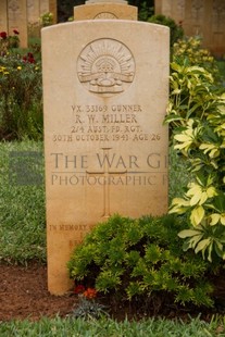 BEIRUT WAR CEMETERY - MILLER, RONALD WALLACE