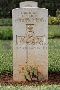 BEIRUT WAR CEMETERY - MILLER, ROBERT EDWIN