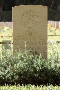 BEIRUT WAR CEMETERY - MILNE, LAWRENCE