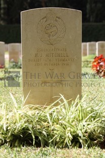 BEIRUT WAR CEMETERY - MITCHELL, H J