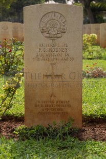 BEIRUT WAR CEMETERY - MOONEY, FRANCIS JOSEPH