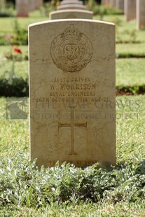 BEIRUT WAR CEMETERY - MORRISON, WILLIAM