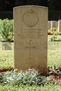 BEIRUT WAR CEMETERY - MOUNTFORD, P