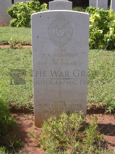 BEIRUT WAR CEMETERY - NICHOLSON, PHILIP VERNON