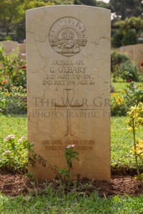 BEIRUT WAR CEMETERY - O'LEARY, GEORGE