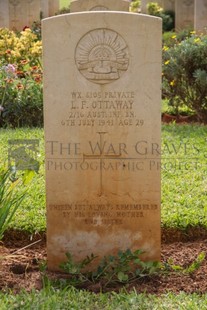 BEIRUT WAR CEMETERY - OTTAWAY, LESLIE FRANCIS