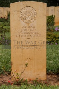 BEIRUT WAR CEMETERY - OVERSBY, THOMAS