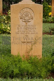 BEIRUT WAR CEMETERY - PATERSON, ERIC WILLIAM