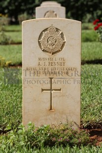 BEIRUT WAR CEMETERY - PENNEY, A J