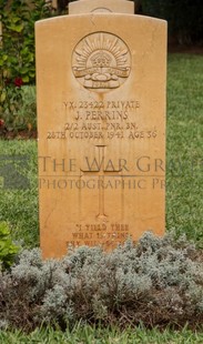 BEIRUT WAR CEMETERY - PERRINS, JOSEPH