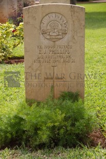 BEIRUT WAR CEMETERY - PHILLIPS, ERIC JOHN