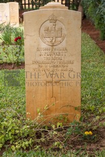 BEIRUT WAR CEMETERY - PLUNKETT, JOHN