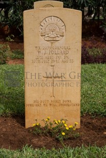 BEIRUT WAR CEMETERY - POLLARD, WILFRED JOHN