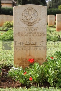 BEIRUT WAR CEMETERY - PRATT, JOHN LESLIE