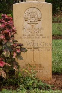 BEIRUT WAR CEMETERY - PRIVOST, ANDREW