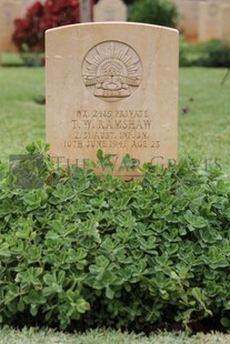 BEIRUT WAR CEMETERY - RAMSHAW, THOMAS WILSON