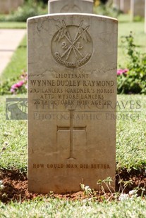 BEIRUT WAR CEMETERY - RAYMOND, WYNNE DUDLEY