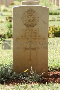 BEIRUT WAR CEMETERY - REID, ALBERT EDWARD