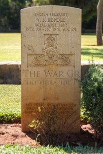 BEIRUT WAR CEMETERY - RENDLE, VICTOR STEPHEN