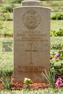 BEIRUT WAR CEMETERY - RICHARDSON, HARRY