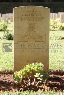 BEIRUT WAR CEMETERY - ROBERTSON, J