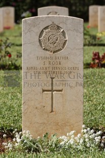 BEIRUT WAR CEMETERY - ROOK, S