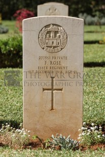 BEIRUT WAR CEMETERY - ROSE, FRANK