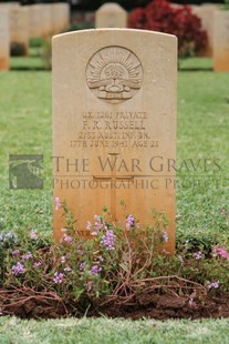 BEIRUT WAR CEMETERY - RUSSELL, FREDERICK RICHARD