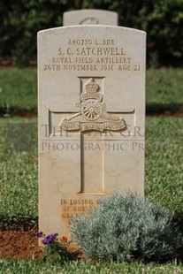 BEIRUT WAR CEMETERY - SATCHWELL, SIDNEY CHARLES