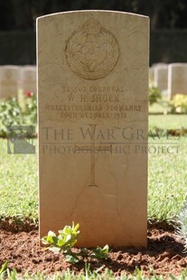 BEIRUT WAR CEMETERY - SHUCK, W H