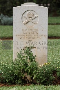 BEIRUT WAR CEMETERY - SMITH, ALBERT SIDNEY