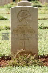 BEIRUT WAR CEMETERY - SMITH, CYRIL