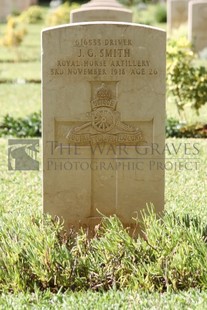 BEIRUT WAR CEMETERY - SMITH, J G