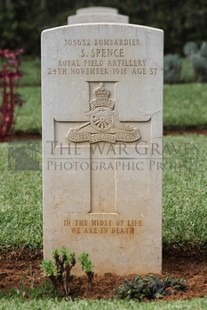 BEIRUT WAR CEMETERY - SPENCE, SIDNEY