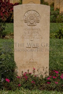 BEIRUT WAR CEMETERY - SPINK, GEORGE EDWARD