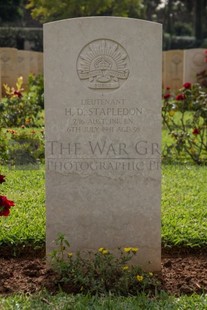 BEIRUT WAR CEMETERY - STAPLEDON, HARRY DUNCAN