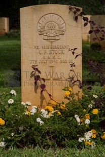 BEIRUT WAR CEMETERY - STOCK, CECIL FRANK