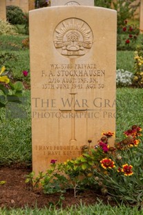 BEIRUT WAR CEMETERY - STOCKHAUSEN, FREDERICK ARNOLD