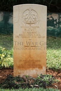 BEIRUT WAR CEMETERY - STOTT, HARRY