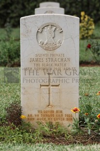 BEIRUT WAR CEMETERY - STRACHAN, JAMES