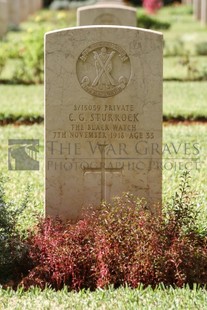 BEIRUT WAR CEMETERY - STURROCK, CHARLES GARDYNE