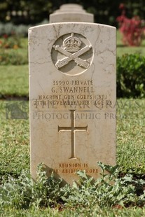 BEIRUT WAR CEMETERY - SWANNELL, GEORGE