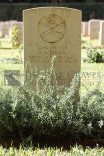 BEIRUT WAR CEMETERY - TANSER, RICHARD CHARLES