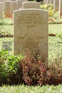 BEIRUT WAR CEMETERY - TAYLOR, H G