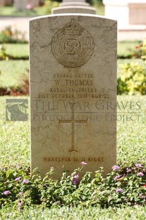 BEIRUT WAR CEMETERY - THOMAS, W