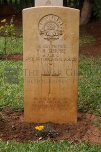 BEIRUT WAR CEMETERY - TIERNEY, WILLIAM HERBERT