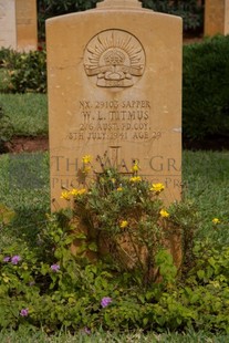 BEIRUT WAR CEMETERY - TITMUS, WILFRED LEONARD