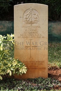 BEIRUT WAR CEMETERY - TOOLE, JAMES